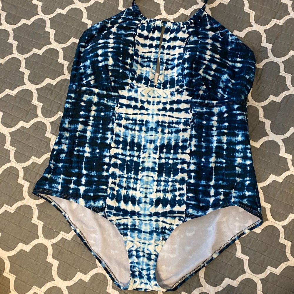 Halter one piece swimsuit